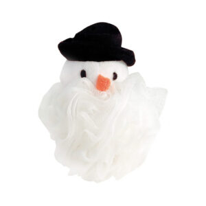Duschpuff Snögubbe