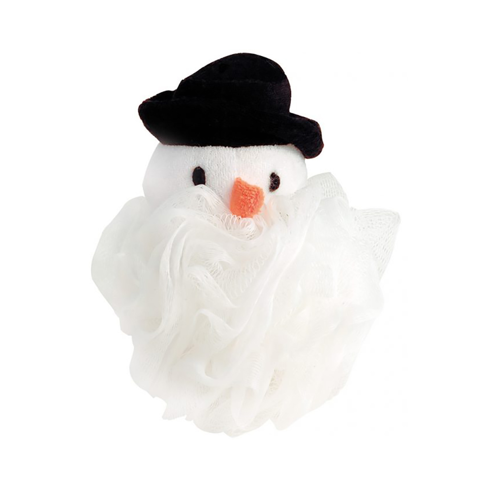 Duschpuff Snögubbe